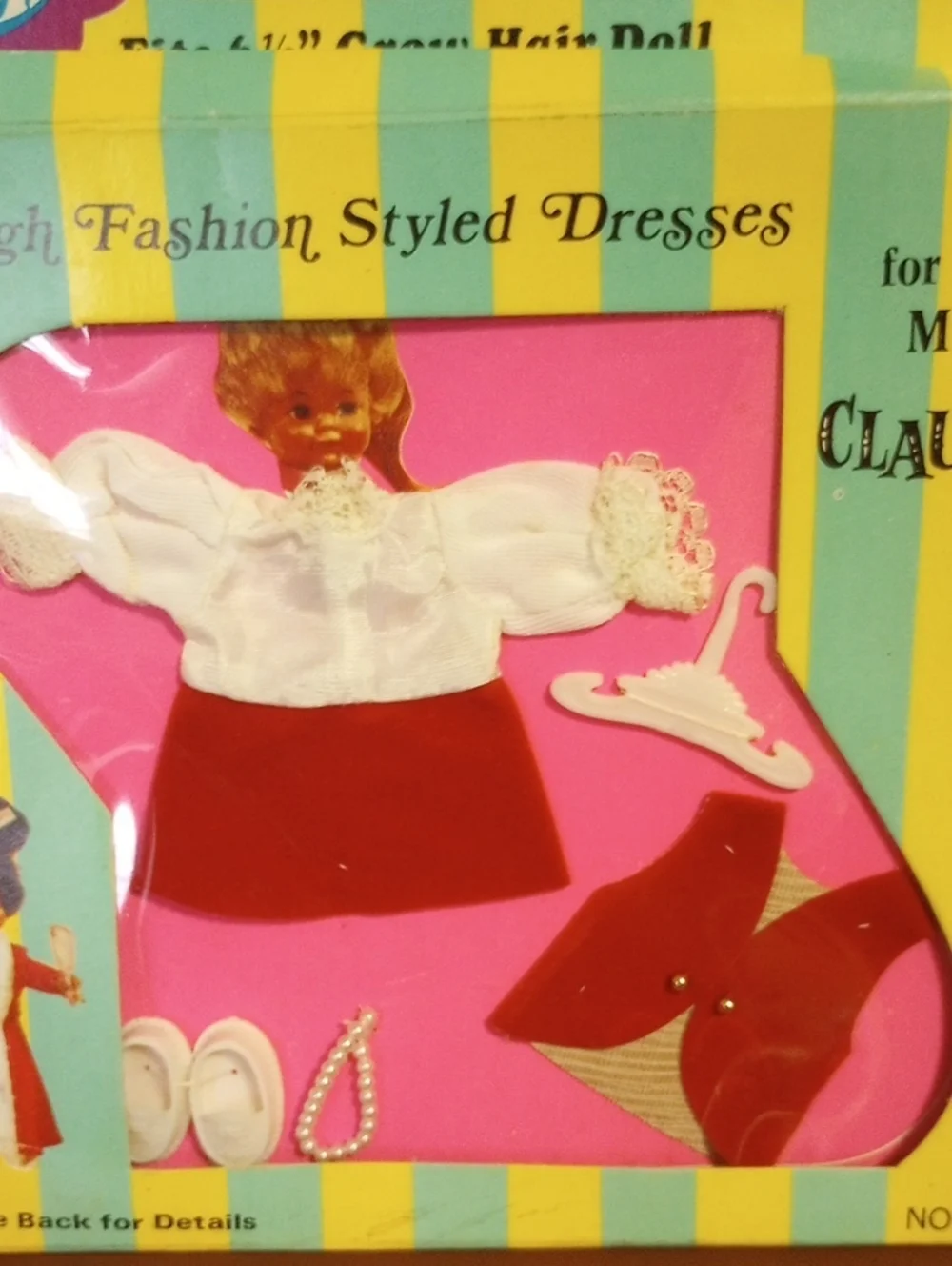 NIB Nasco Miss Claudie Vintage Retro Doll Outfit #610
